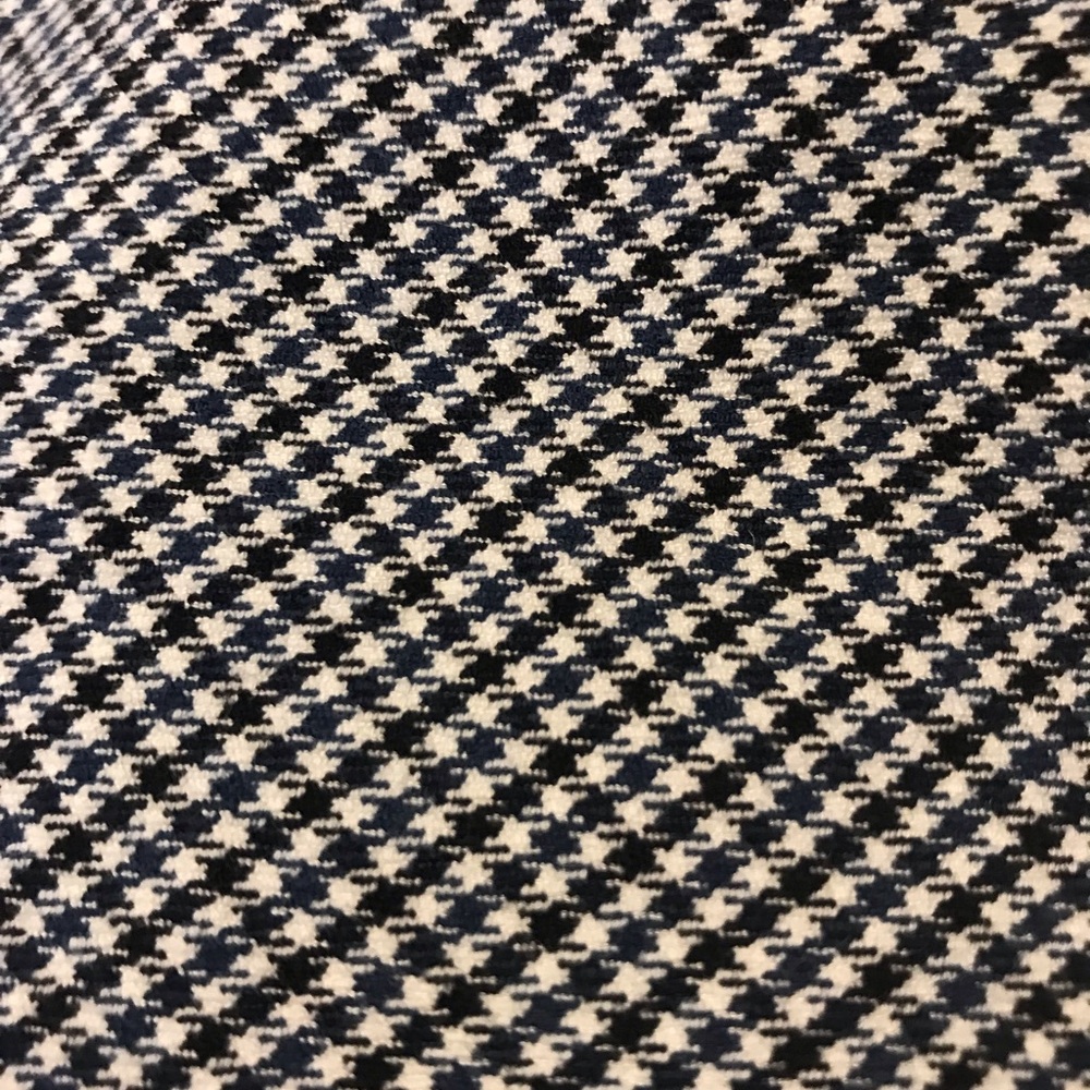 SOLD Banana Republic “Sloane” Houndstooth Ankle Pants in Blue/Black/White Size 2 - Picture 9 of 9